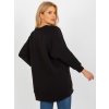 Černá dlouhá basic mikina (Velikost ONE SIZE)