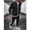Černá pánská tepláková souprava na zip