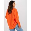 Oranžová košile se stahováním na bocích