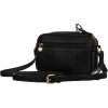 LuluCastagnette Černá crossbody kabelka s cvočky