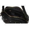 LuluCastagnette Černá crossbody kabelka s cvočky