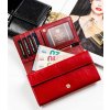 Peterson Klasická červená peněženka Y078