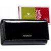 Peterson Černá lesklá dámská peněženka Y081
