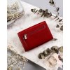 Rovicky Červená peněženka s jemným prošíváním V093