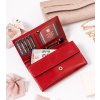 Peterson Klasická červená dámská peněženka Y126