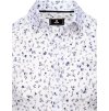 Bílá vzorovaná pánská košile