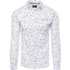 Bílá vzorovaná pánská košile