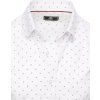 Bílá pánská vzorovaná košile