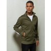 Khaki basic mikina na zip (Velikost M)
