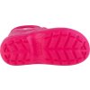 Růžové holínky CROCS Handle It Rain Boot Kids