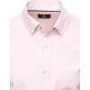 Světle růžová jednobarevná pánská košile