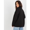 Černé oversize tričko s nášivkou (Velikost ONE SIZE)