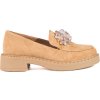 Dámské béžové semišové mokasíny Potocki