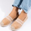 Semišové espadrilky dámské béžové Vinceza (Velikost 36)