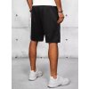 Černé pánské teplákové kraťasy