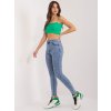 Modré džínové dámské kalhoty