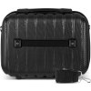Solier Černý cestovní kosmetický kufr NOEL