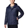 Tmavě modrá turistická bunda Columbia Watertight II Rain Jacket (Velikost L)