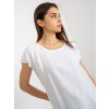 Bílé volné tričko
