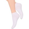 Bílé kotníkové dámské ponožky Art. 052