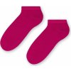 Fuchsiové kotníkové dámské ponožky Art. 052