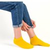 Žluté kotníkové dámské ponožky Art. 052