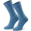 Modré pánské hladké ponožky  Art. 056