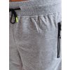 Světle šedé teplákové kraťasy