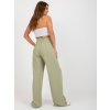 Světle zelené široké kalhoty