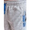 Světle šedé pánské teplákové šortky