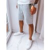 Světle šedé pánské teplákové šortky