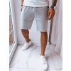Světle šedé pánské teplákové šortky