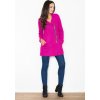 Fuchsiový kabát s krátkým zipem M405 Fuchsia
