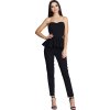 Dámský set peplum top + kalhoty M606 Black