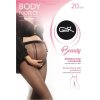 Černé vzorované těhotenské silonky Gatta Body Protect 01 20 den Mama