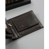 Rovicky Tmavě hnědá pánská kožená peněženka L165