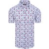 Barevná pánská košile se vzorem drobných květin