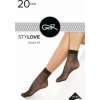 Silonkové ponožky Gatta Stylove 01 20 den (Velikost ONE SIZE, Barva černá)