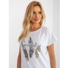 Bílé triko s potiskem