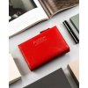 Peterson Červená středně velká dámská kožená peněženka Y153