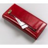 Rovicky Hladká červená kožená peněženka V182