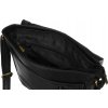 Peterson Černá pánská kožená messenger taška