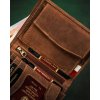 Peterson hnědá peněženka s kotvou W037