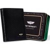 Peterson Černá velká pánská peněženka z kůže W055