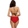 Červené květinové push-up bikiny Molly Ginger