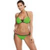 Zelené bikiny s černým lemováním Janette Erba