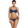 Tmavě modré bikiny s černým lemováním Janette Indigo