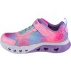Barevné dívčí svítící tenisky Skechers Flutter Heart Lights