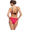 Tmavě růžové bikiny s černými pásky Electra Fresia