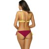 Žluto-fuchsiové push-up bikiny Virginia Magenta-Duffy (Velikost L)